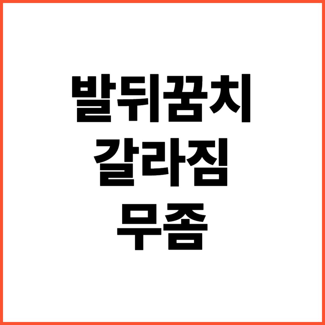 발뒤꿈치-갈라짐-무좀